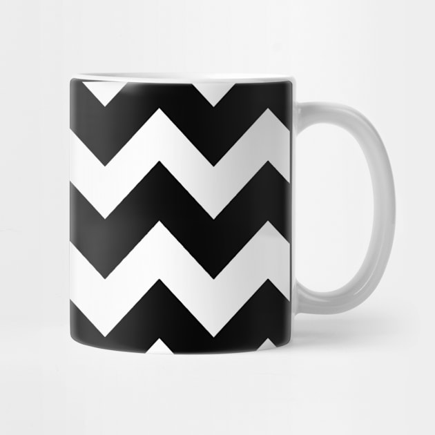 Retro Chevron Pattern Zig Zag by E